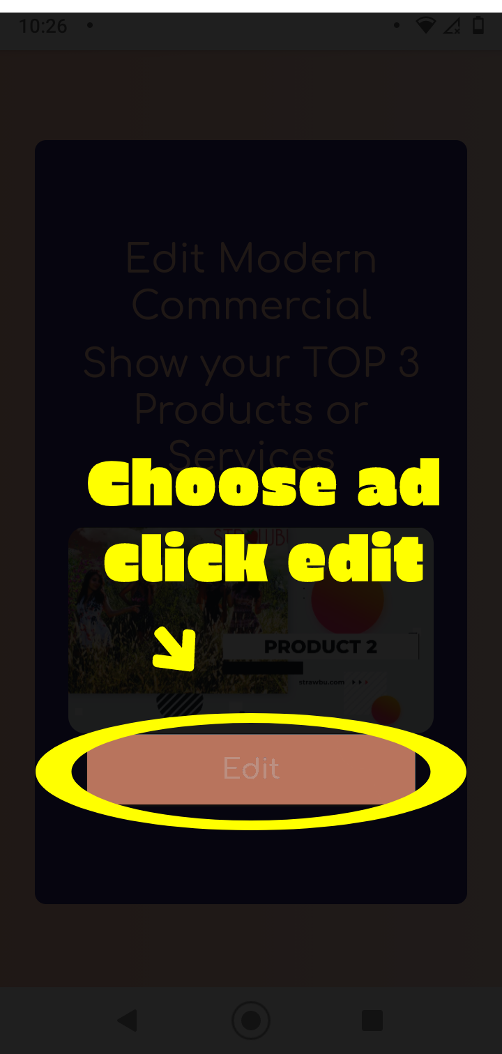 click edit